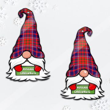 Cameron of Lochiel Modern Gnome Christmas Ornament with His Tartan Christmas Hat