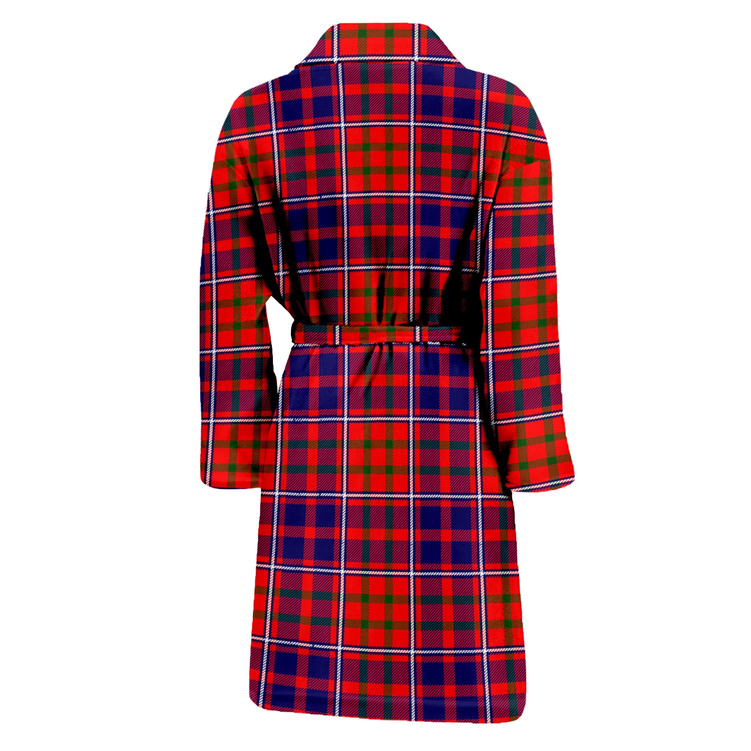 Cameron of Lochiel Modern Tartan Bathrobe with Family Crest - Tartan Vibes Clothing