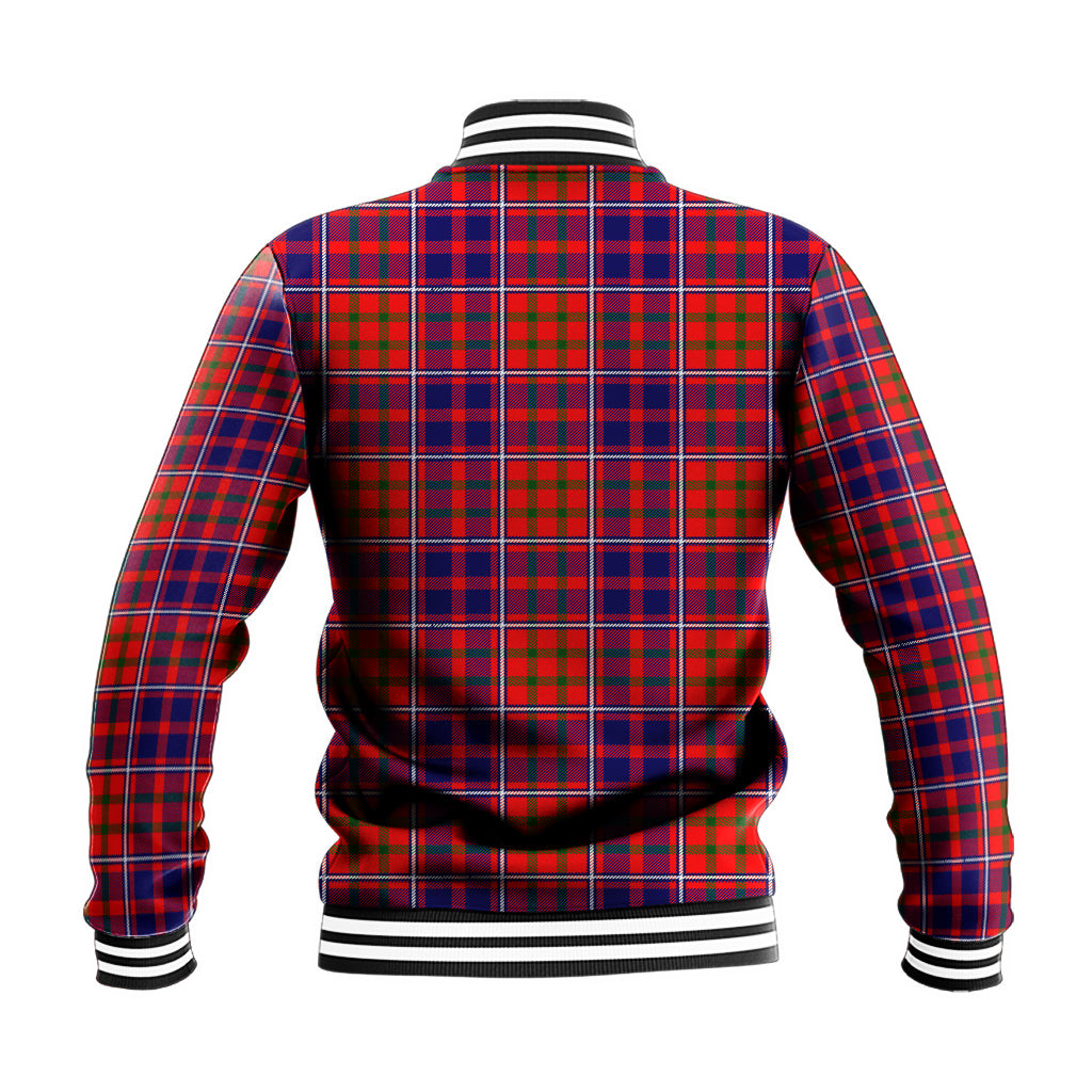 Cameron of Lochiel Modern Tartan Baseball Jacket with Family Crest - Tartan Vibes Clothing