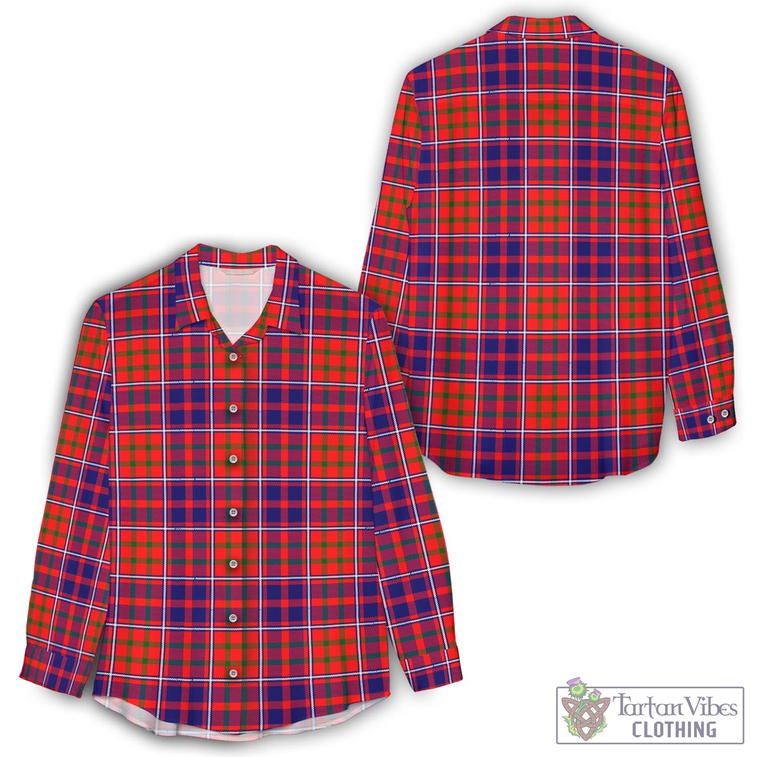 Cameron of Lochiel Modern Tartan Womens Casual Shirt