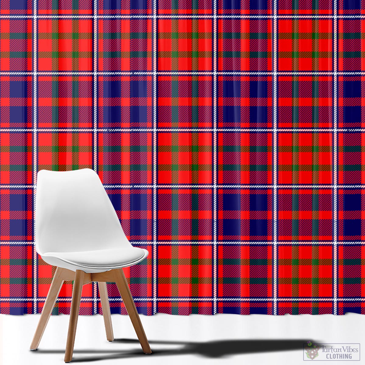 Cameron of Lochiel Modern Tartan Window Curtain