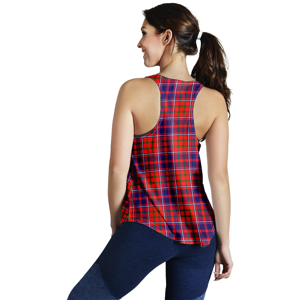 cameron-of-lochiel-modern-tartan-women-racerback-tanks-with-family-crest