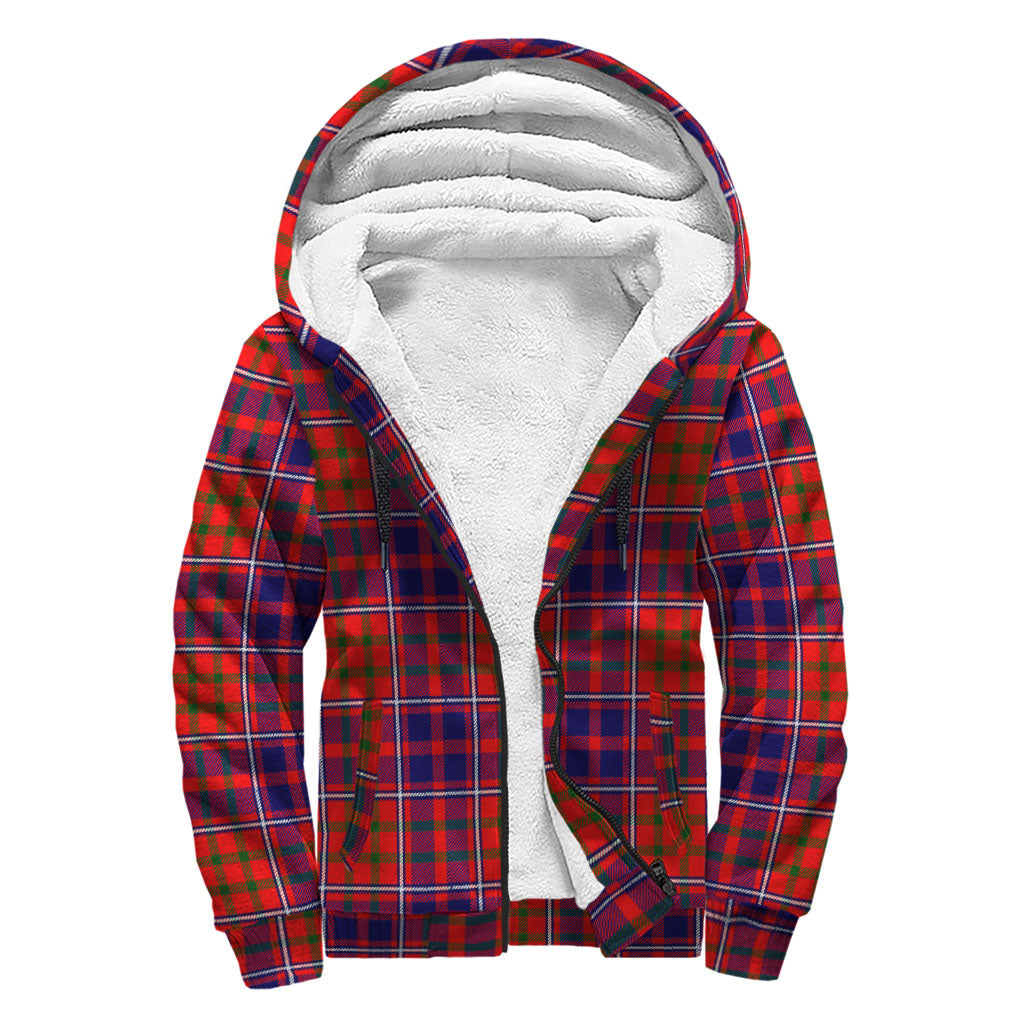 cameron-of-lochiel-modern-tartan-sherpa-hoodie-with-family-crest