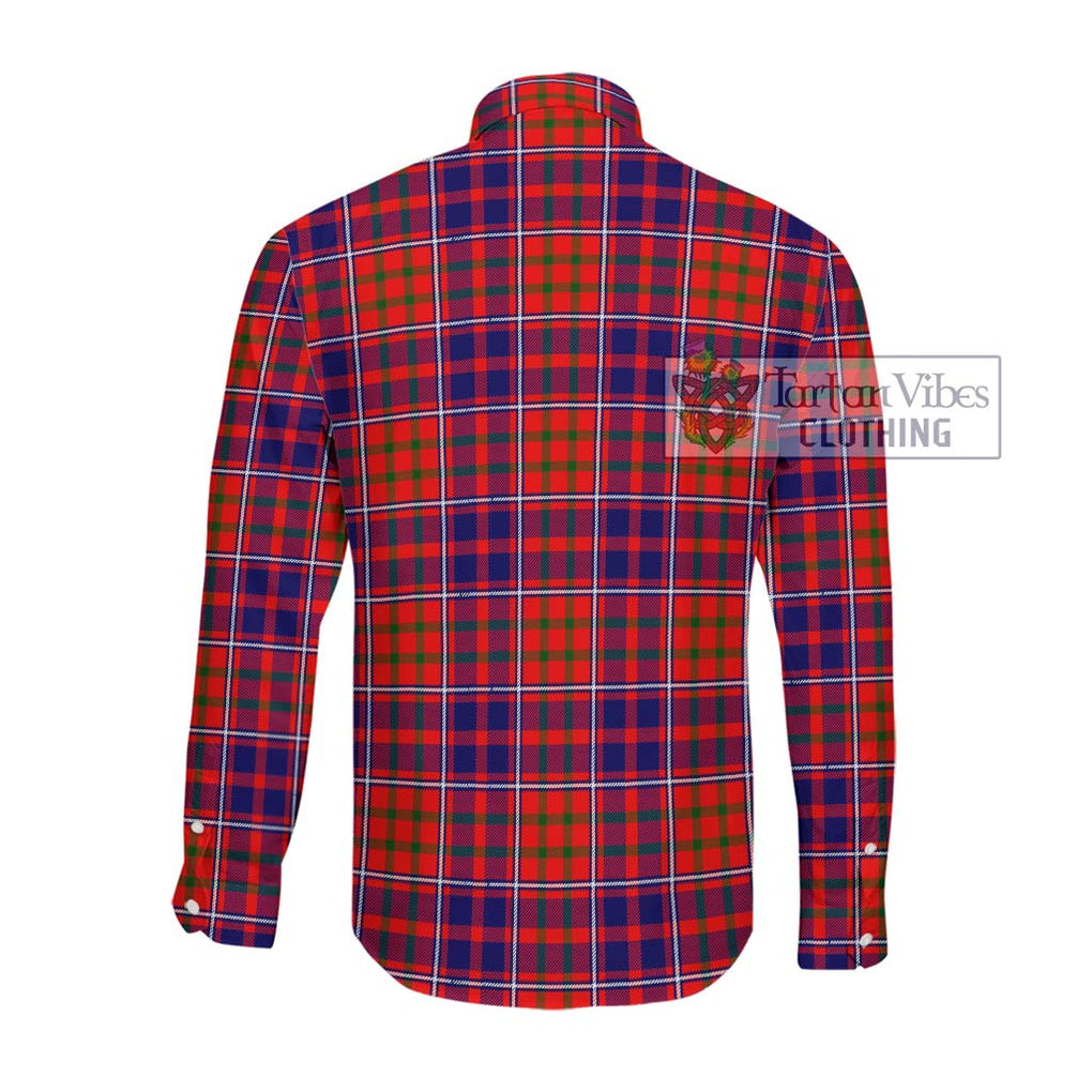 Cameron of Lochiel Modern Tartan Long Sleeve Button Shirt with Family Crest DNA In Me Style - Tartanvibesclothing Shop