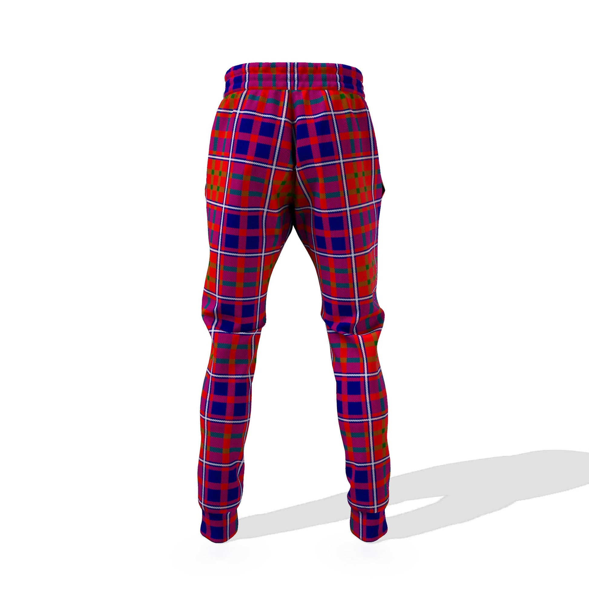 Cameron of Lochiel Modern Tartan Joggers Pants with Family Crest 6XL - Tartan Vibes Clothing