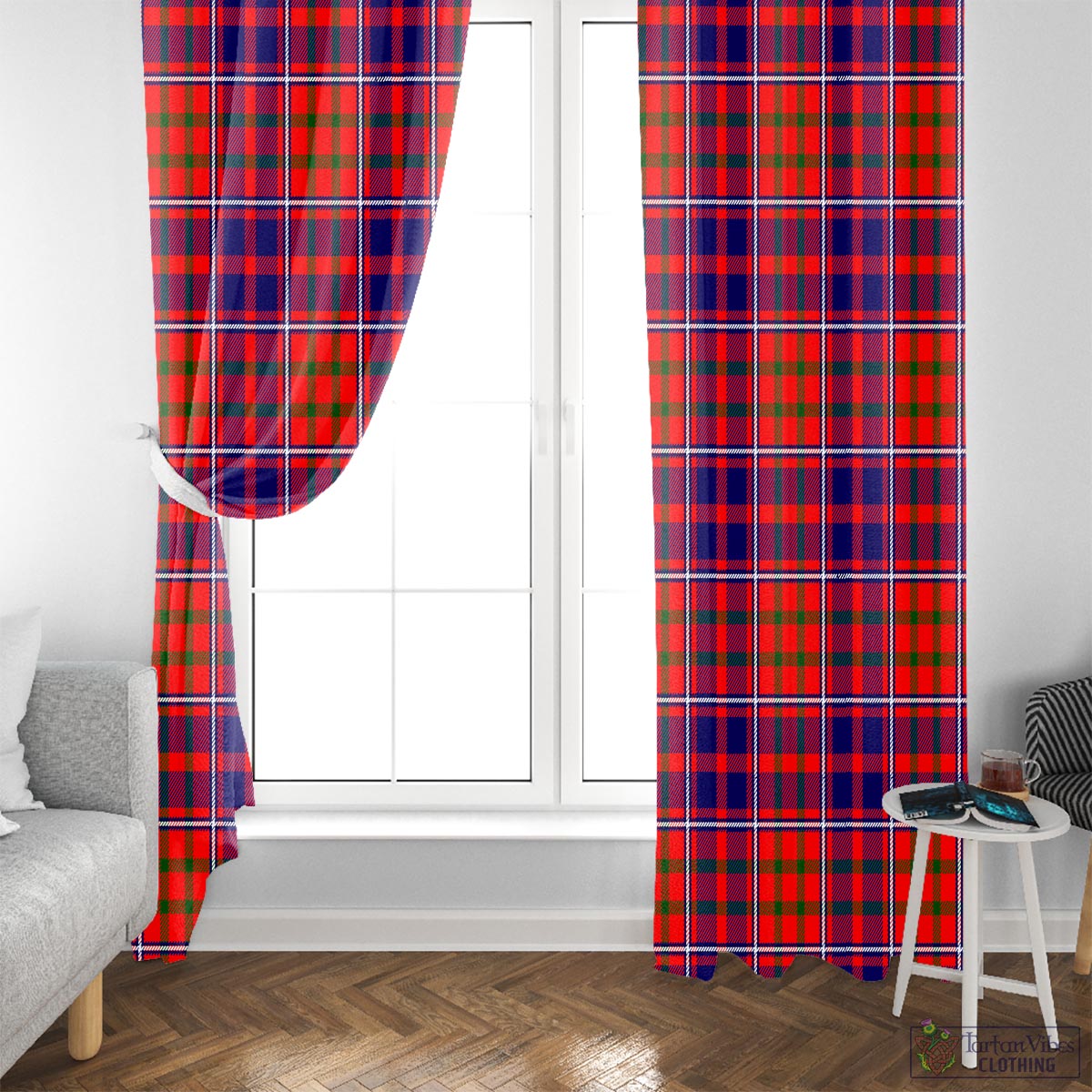 Cameron of Lochiel Modern Tartan Window Curtain