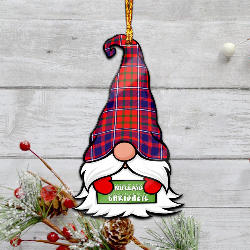 Cameron of Lochiel Modern Gnome Christmas Ornament with His Tartan Christmas Hat - Tartan Vibes Clothing