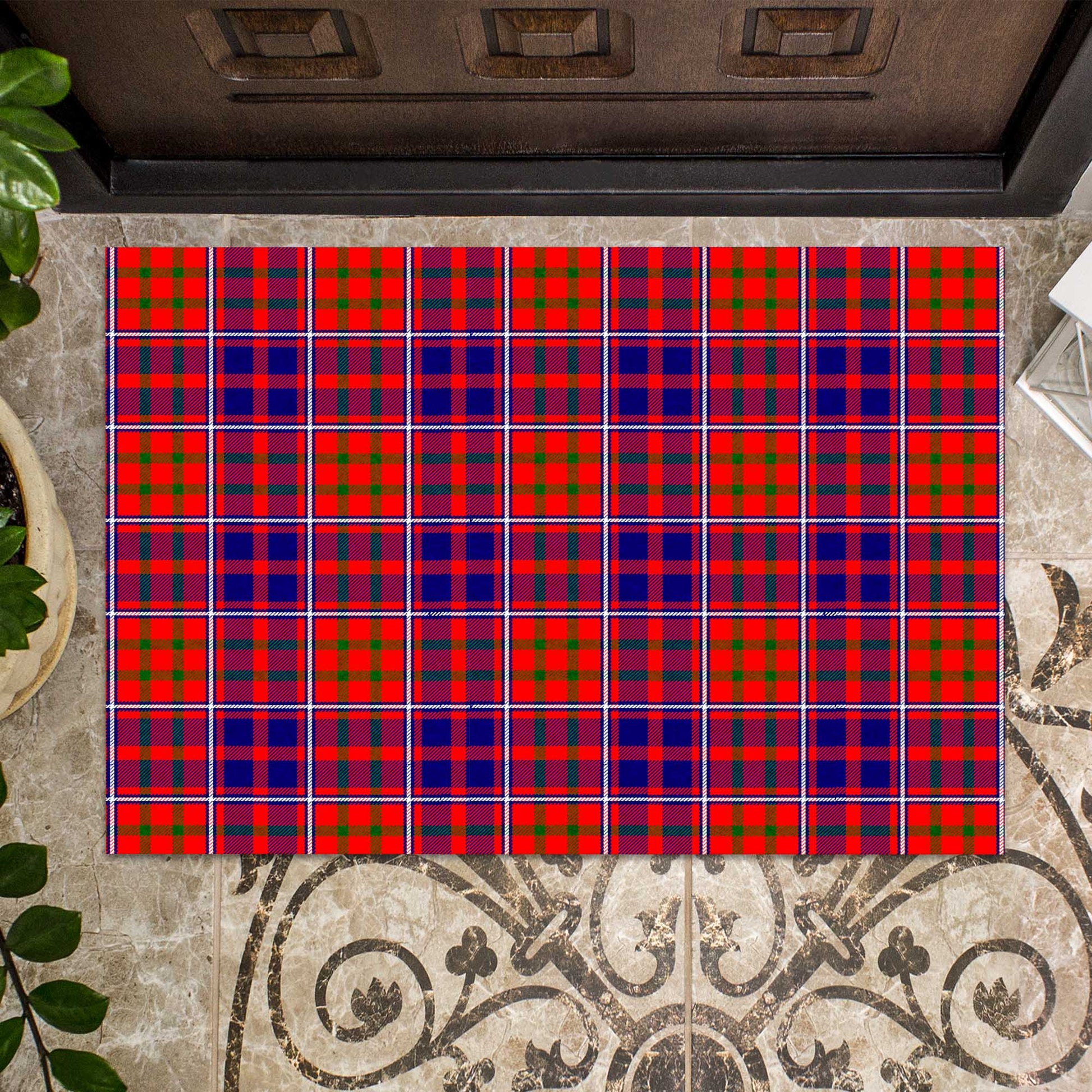 Cameron of Lochiel Modern Tartan Door Mat - Tartanvibesclothing