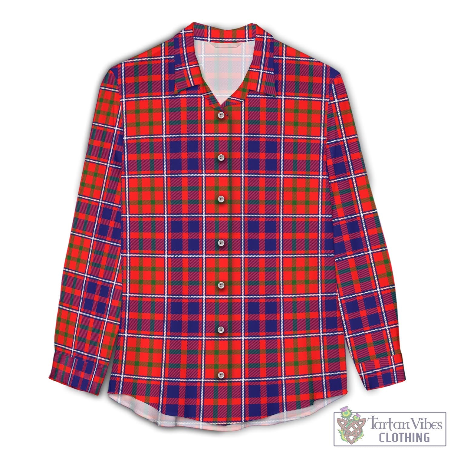 Cameron of Lochiel Modern Tartan Womens Casual Shirt