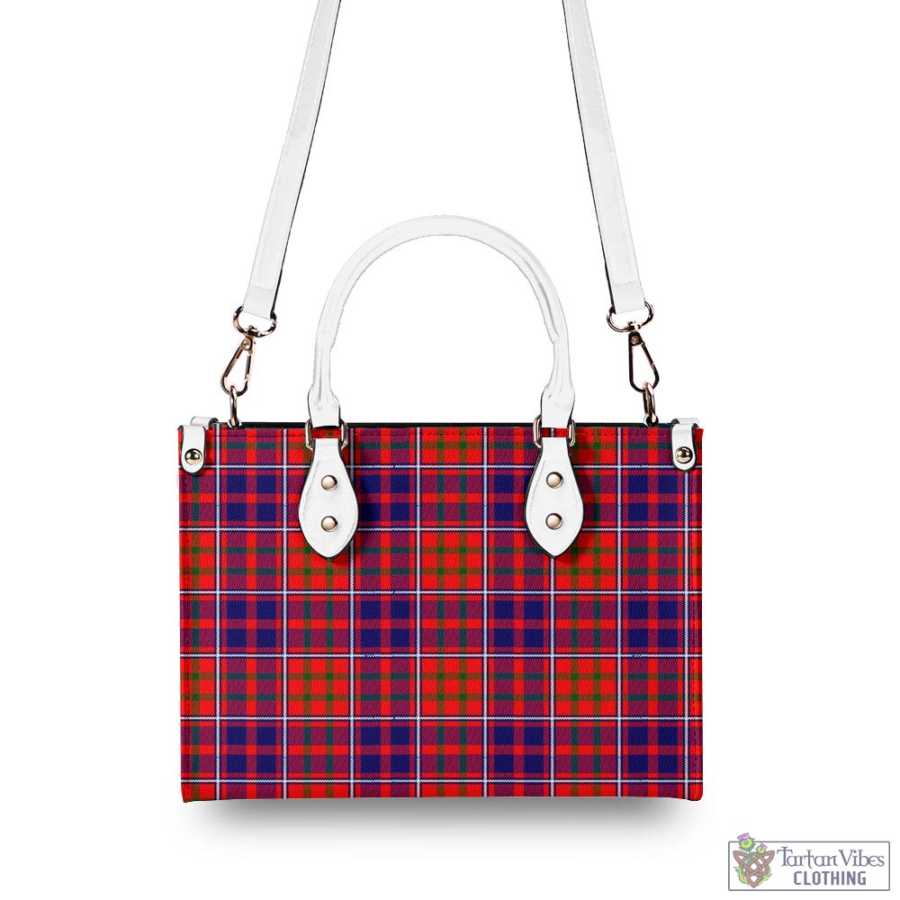 Tartan Vibes Clothing Cameron of Lochiel Modern Tartan Luxury Leather Handbags