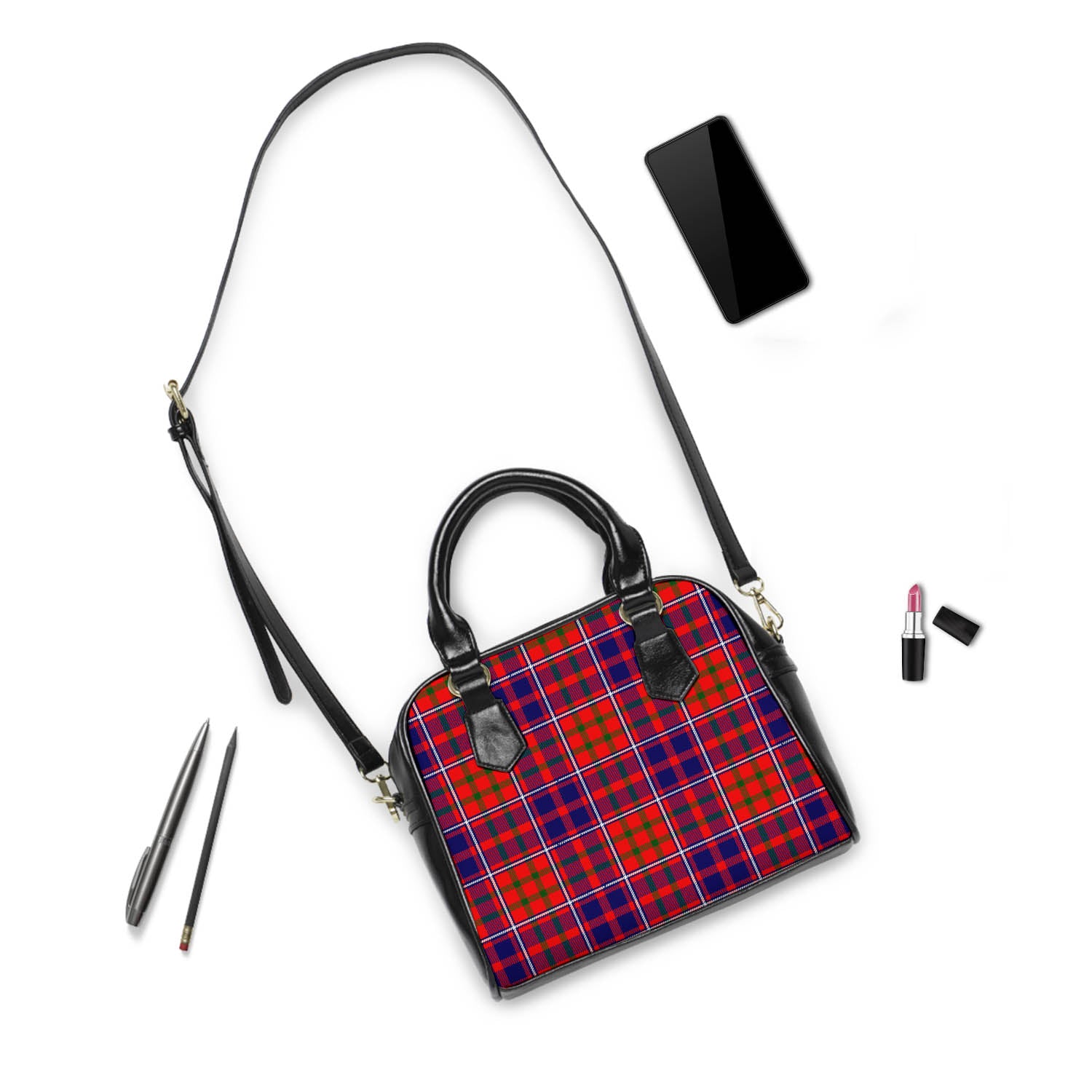 Cameron of Lochiel Modern Tartan Shoulder Handbags - Tartanvibesclothing