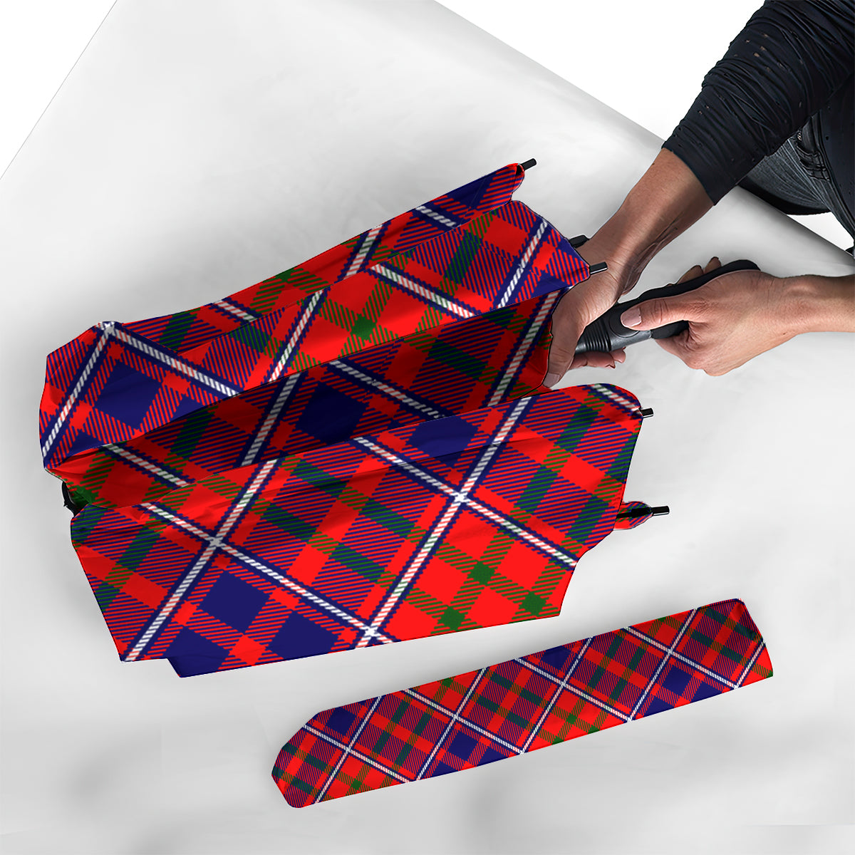 Cameron of Lochiel Modern Tartan Umbrella - Tartanvibesclothing