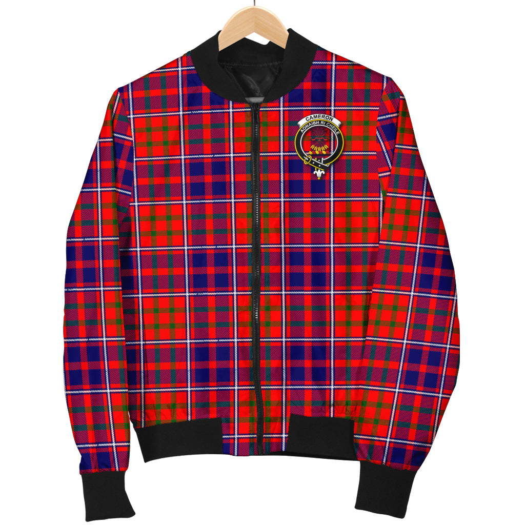 cameron-of-lochiel-modern-tartan-bomber-jacket-with-family-crest