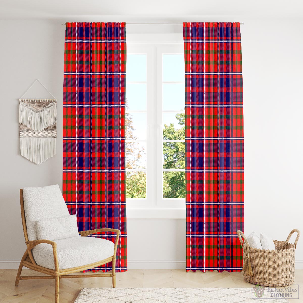 Cameron of Lochiel Modern Tartan Window Curtain