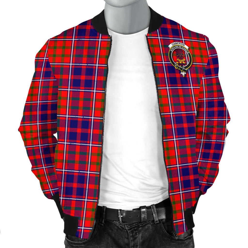 cameron-of-lochiel-modern-tartan-bomber-jacket-with-family-crest