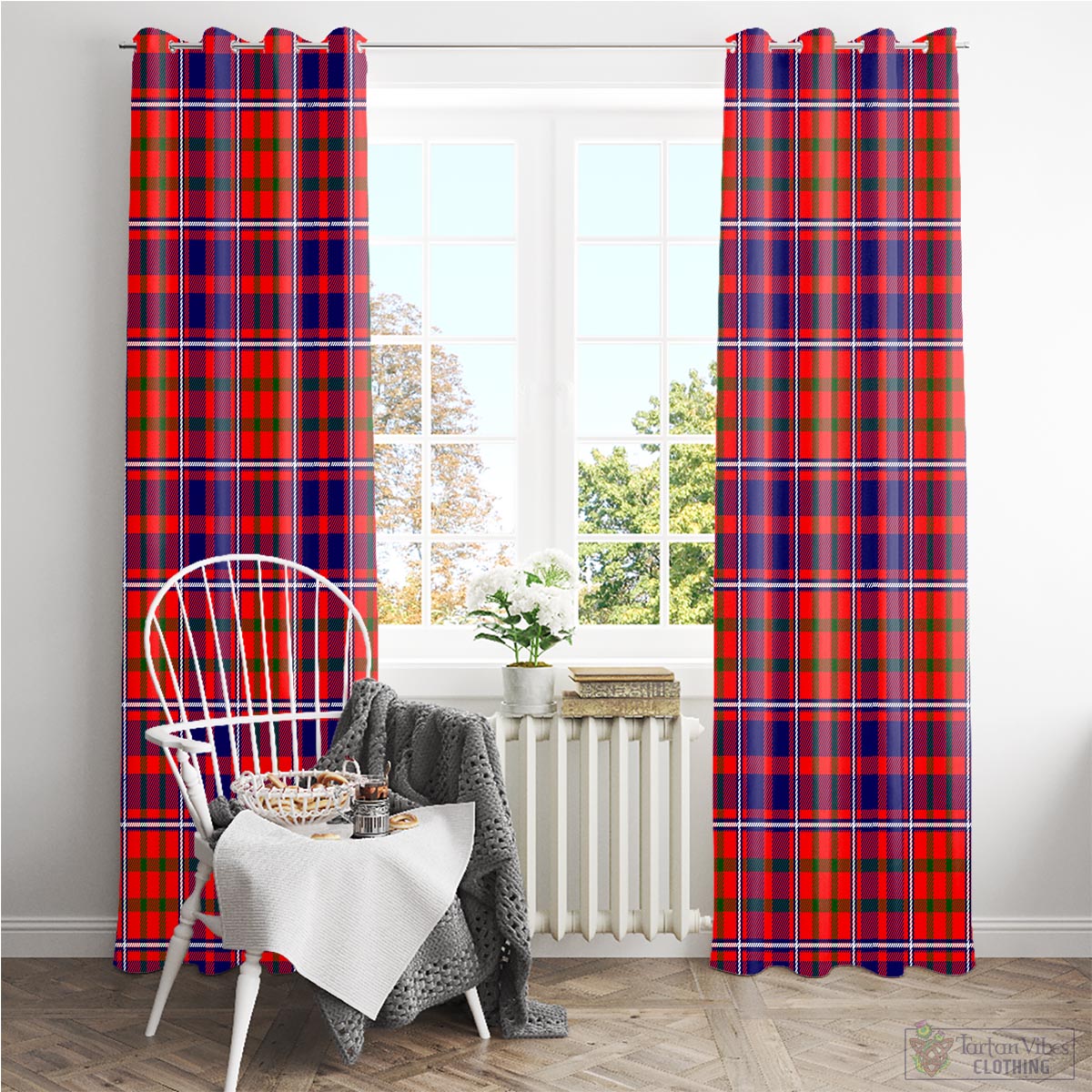 Cameron of Lochiel Modern Tartan Window Curtain