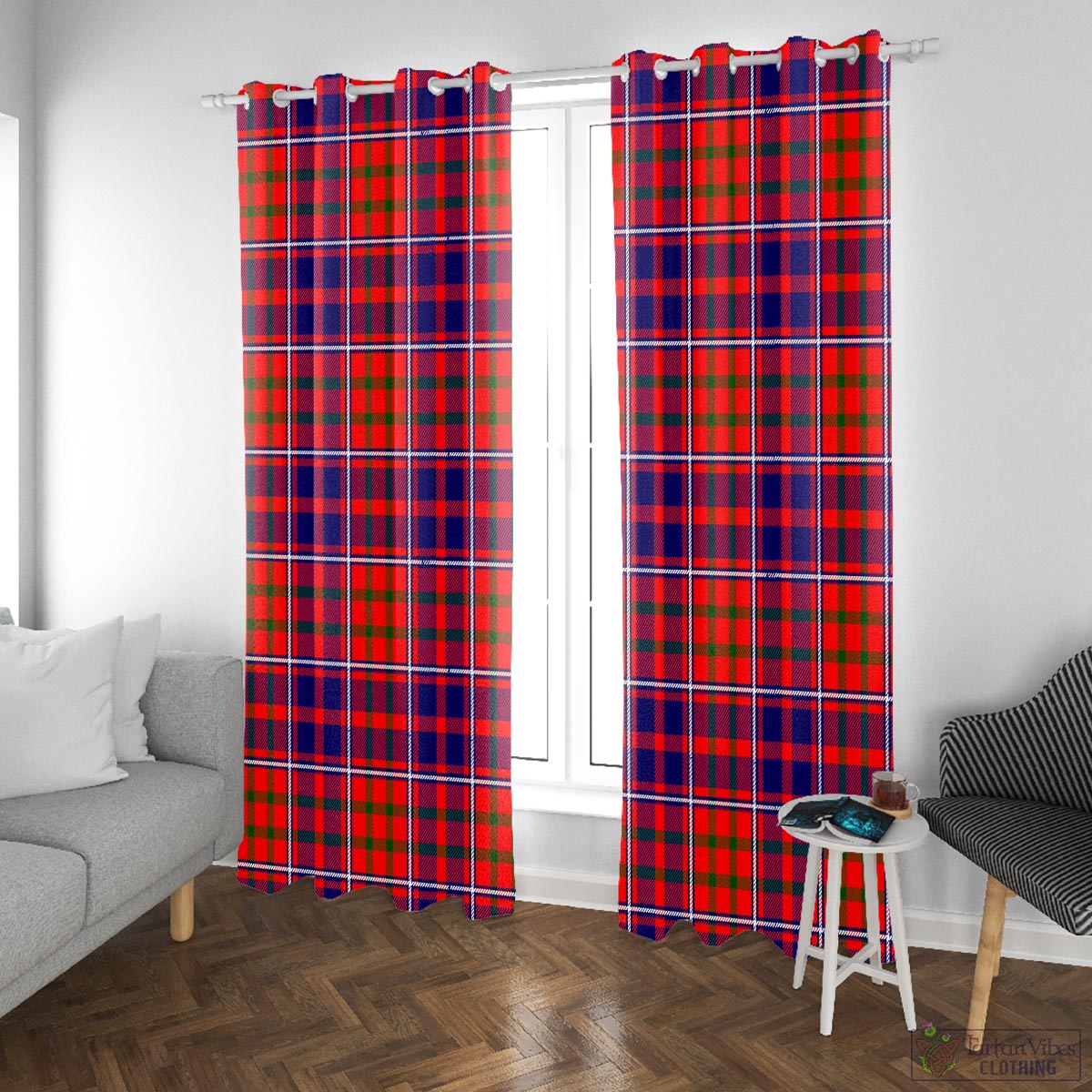 Cameron of Lochiel Modern Tartan Window Curtain