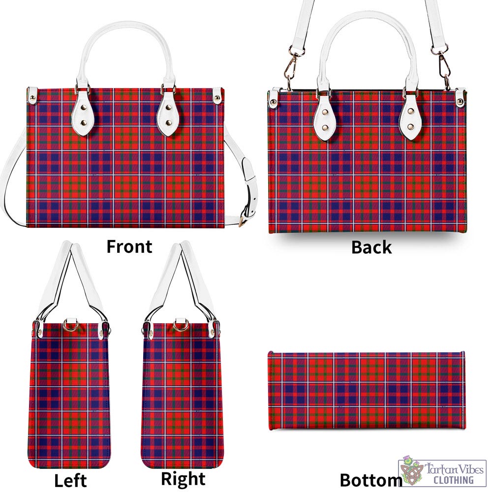 Tartan Vibes Clothing Cameron of Lochiel Modern Tartan Luxury Leather Handbags