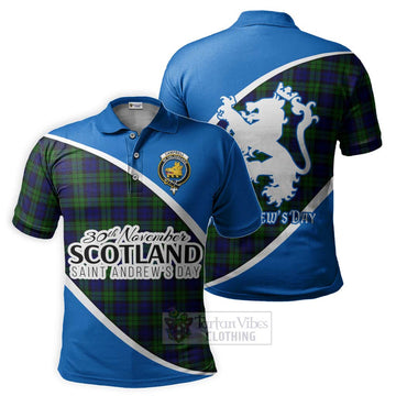 Campbell Family Crest Tartan Polo Shirt Celebrate Saint Andrew's Day in Style