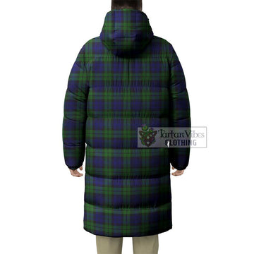 Campbell Tartan Long Down Jacket