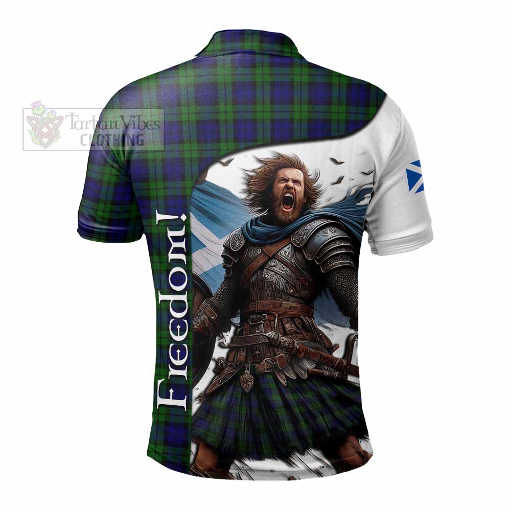 Tartan Vibes Clothing Campbell Crest Tartan Polo Shirt Inspired by the Freedom of Scottish Warrior