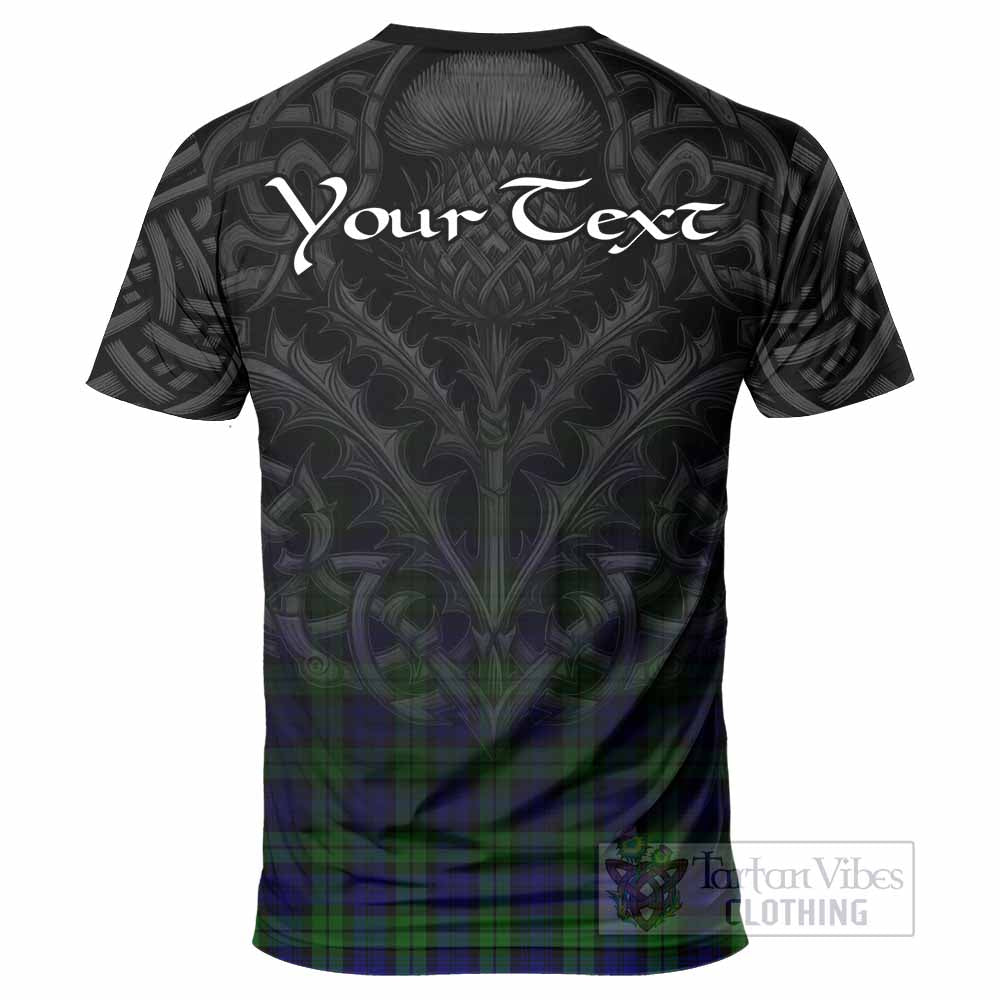 Tartan Vibes Clothing Campbell Tartan T-Shirt with Family Crest Celtic Thistle Vibes