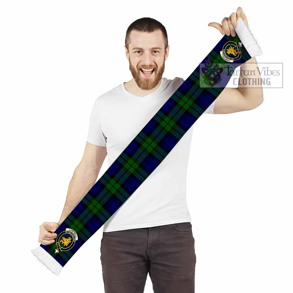 Campbell Tartan Ruffneck Scarf with Family Crest - Tartan Vibes Clothing