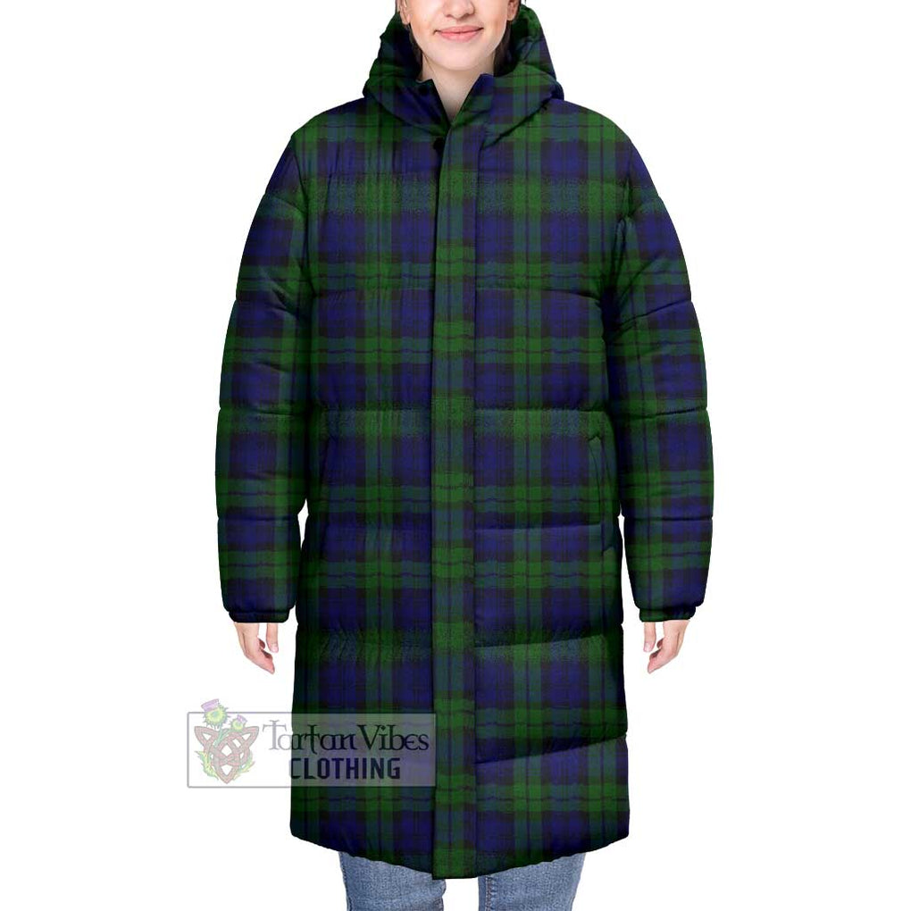 Tartan Vibes Clothing Campbell Tartan Long Down Jacket