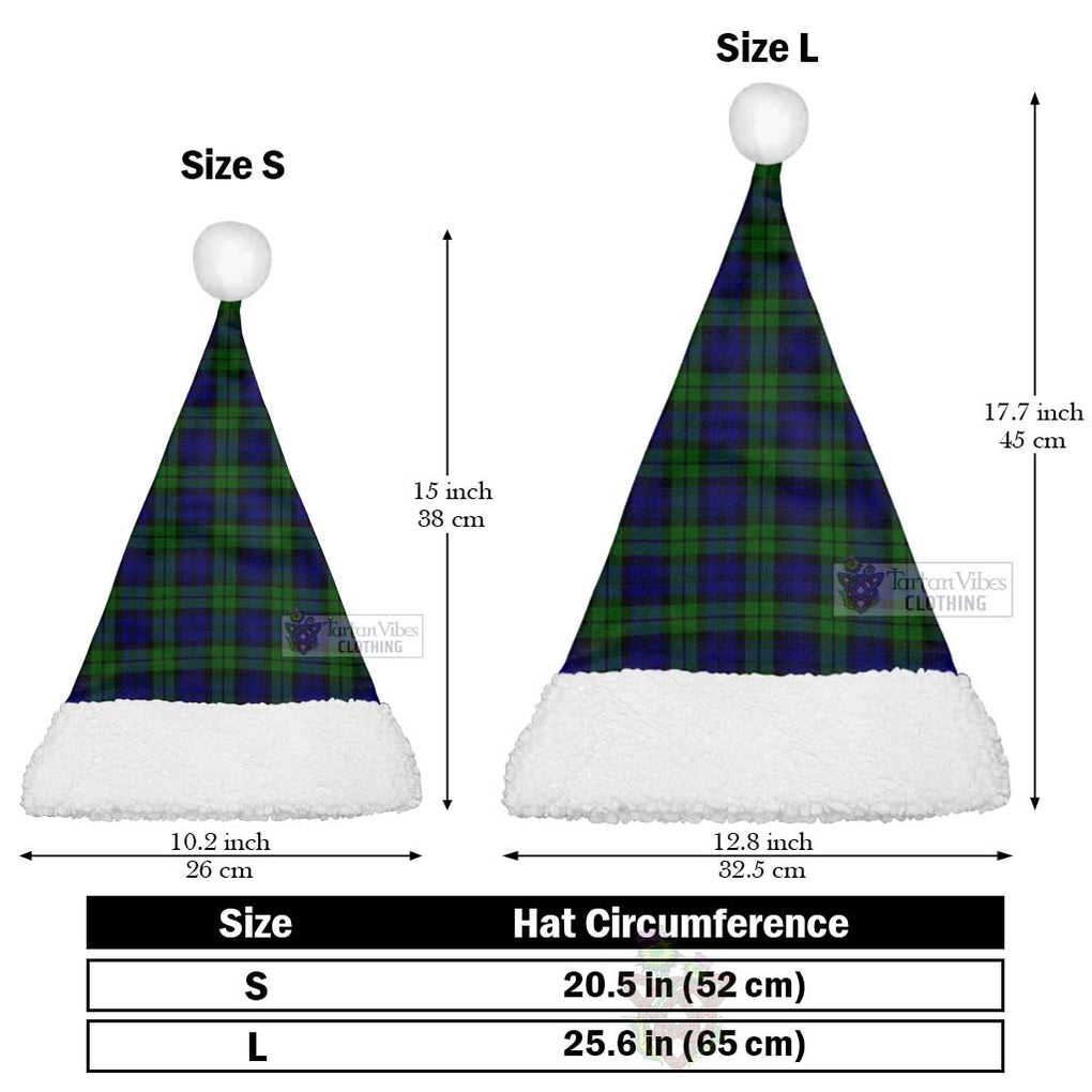 Tartan Vibes Clothing Campbell Tartan Christmas Santa Hats