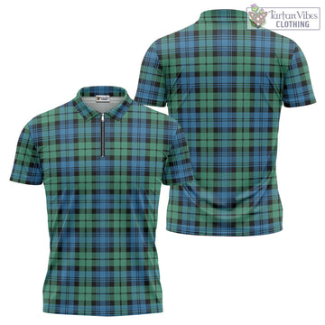 Campbell Ancient #01 Tartan Zipper Polo Shirt