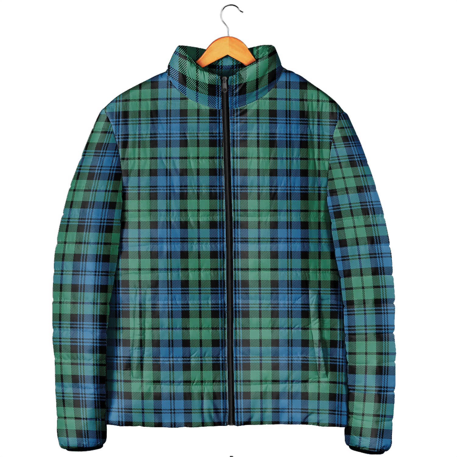 Campbell Ancient #01 Tartan Padded Jacket - Tartanvibesclothing