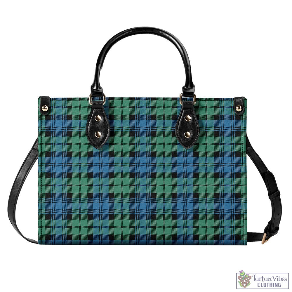 Tartan Vibes Clothing Campbell Ancient #01 Tartan Luxury Leather Handbags