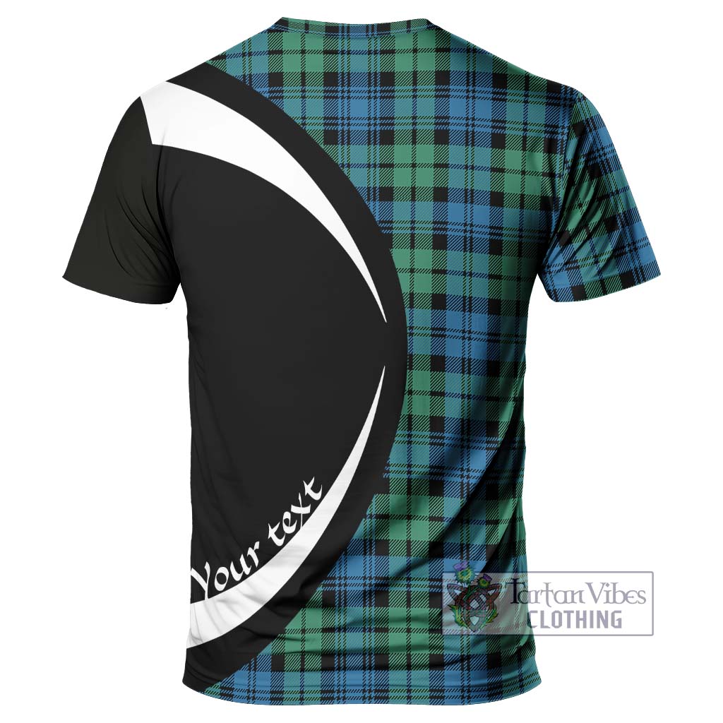 Tartan Vibes Clothing Campbell Ancient 01 Tartan T-Shirt with Family Crest Circle Style