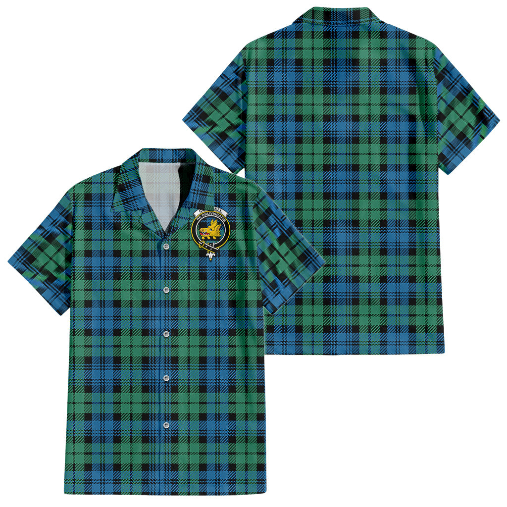 campbell-ancient-01-tartan-short-sleeve-button-down-shirt-with-family-crest