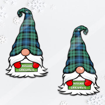 Campbell Ancient #01 Gnome Christmas Ornament with His Tartan Christmas Hat