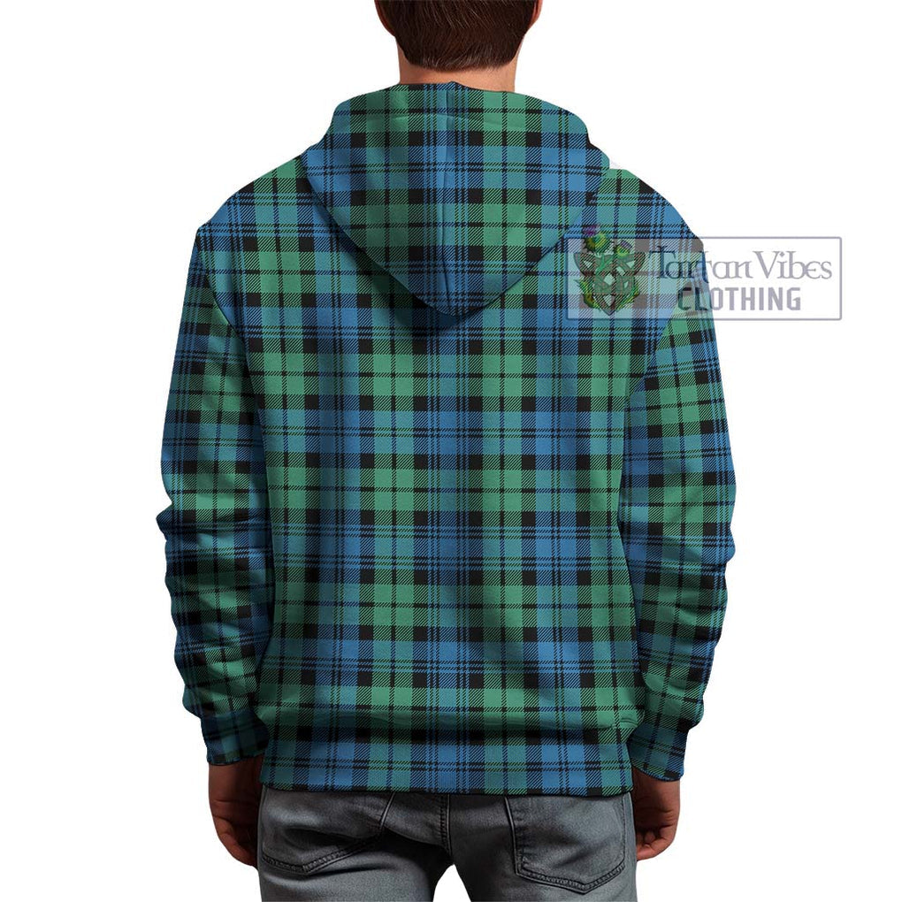 Campbell Ancient 01 Tartan Hoodie with Family Crest DNA In Me Style - Tartanvibesclothing Shop