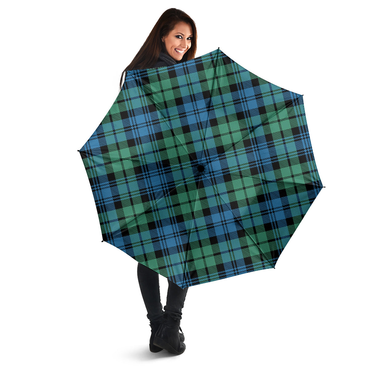 Campbell Ancient #01 Tartan Umbrella - Tartanvibesclothing