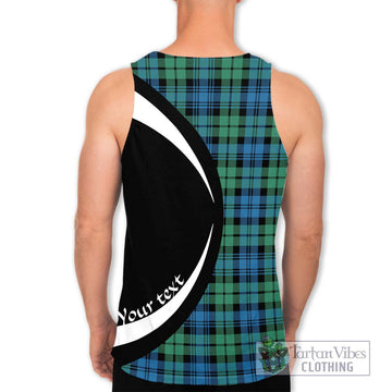 Campbell Ancient 01 Tartan Men's Tank Top with Family Crest Circle Style