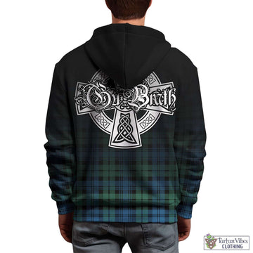 Campbell Ancient 01 Tartan Hoodie Featuring Alba Gu Brath Family Crest Celtic Inspired