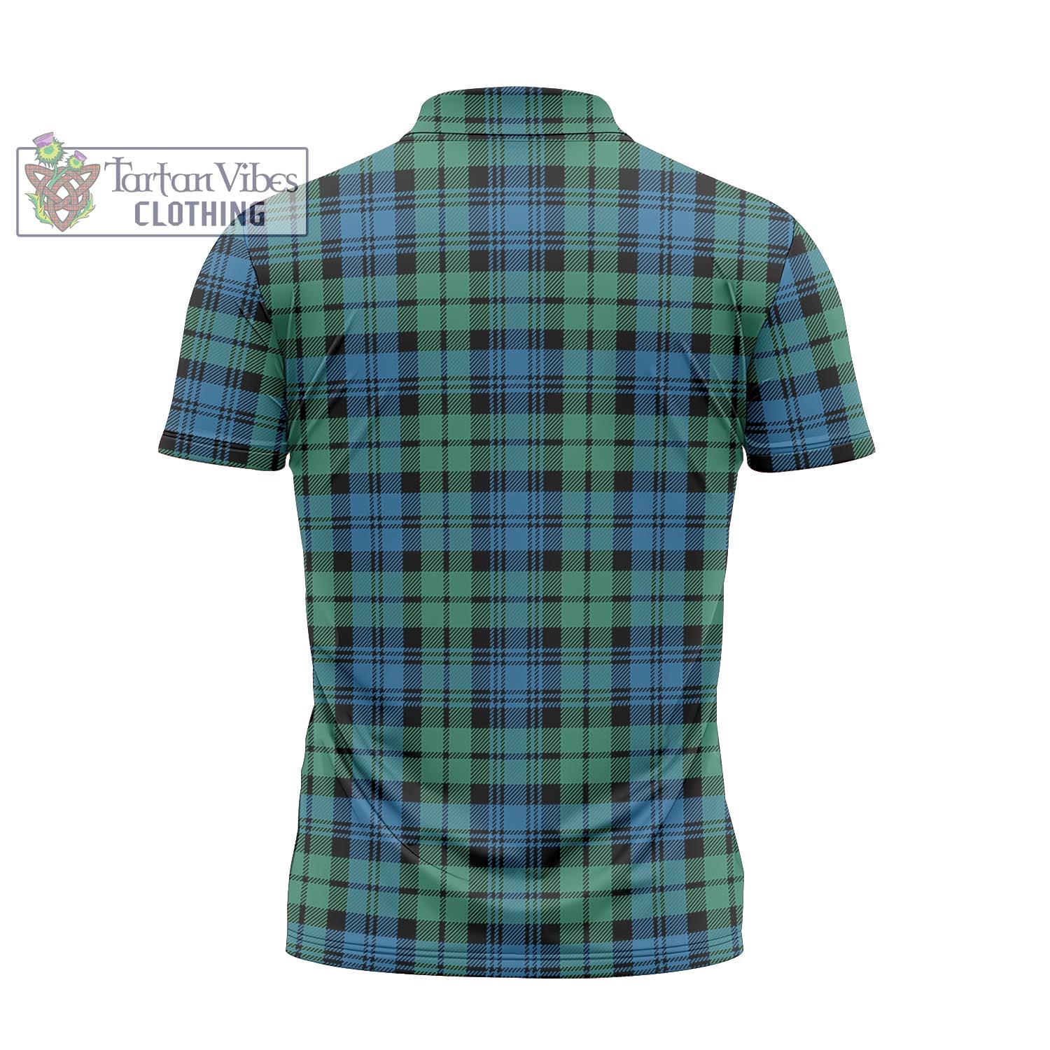 Tartan Vibes Clothing Campbell Ancient #01 Tartan Zipper Polo Shirt