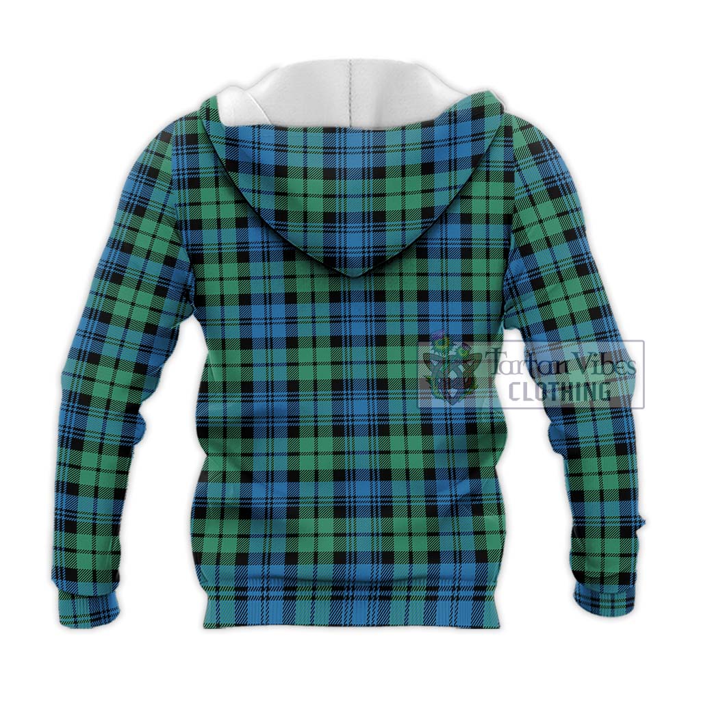 Tartan Vibes Clothing Campbell Ancient 01 Tartan Knitted Hoodie with Family Crest DNA In Me Style