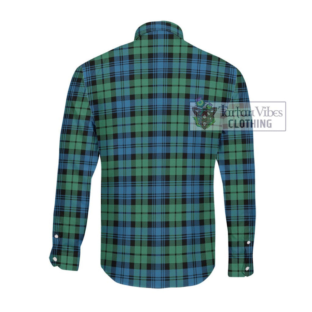 Campbell Ancient 01 Tartan Long Sleeve Button Shirt with Family Crest DNA In Me Style - Tartanvibesclothing Shop