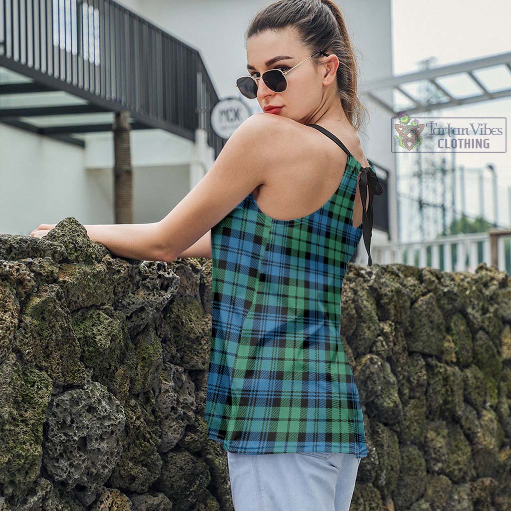 Tartan Vibes Clothing Campbell Ancient #01 Tartan Loose Halter Neck Camisole