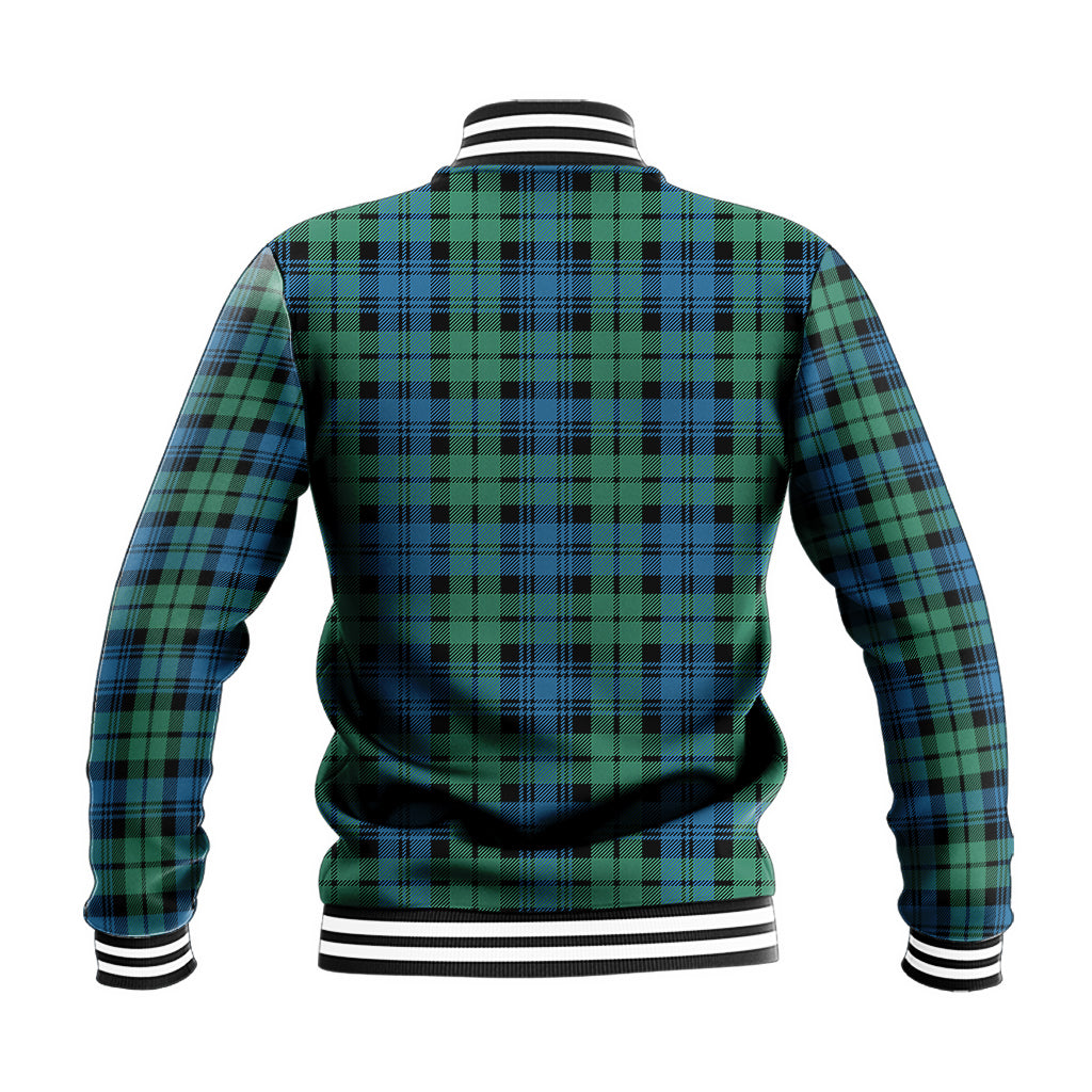 Campbell Ancient 01 Tartan Baseball Jacket with Family Crest - Tartan Vibes Clothing