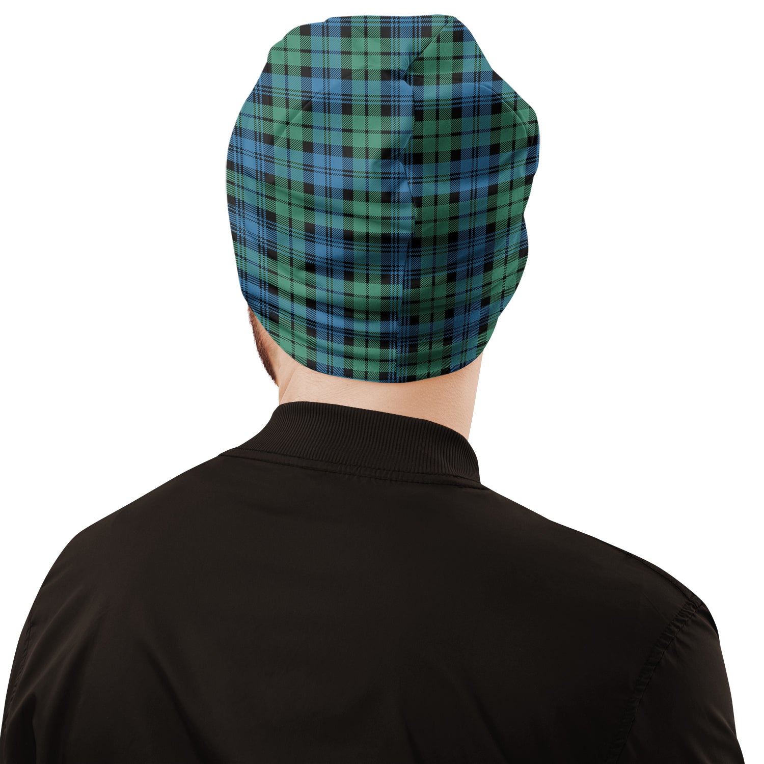 Campbell Ancient 01 Tartan Beanies Hat with Family Crest - Tartan Vibes Clothing