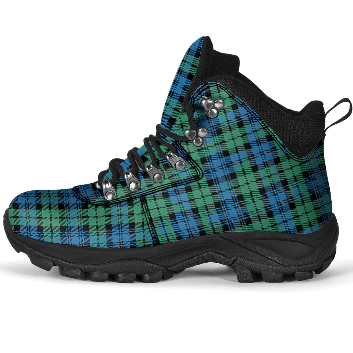 Campbell Ancient #01 Tartan Alpine Boots - Tartanvibesclothing