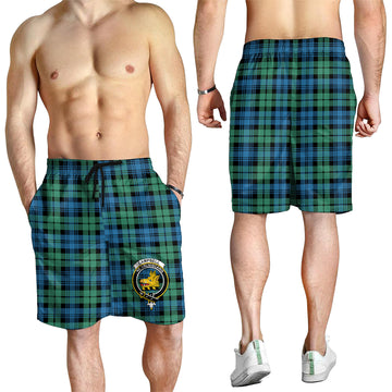 Campbell Ancient 01 Tartan Mens Shorts with Family Crest