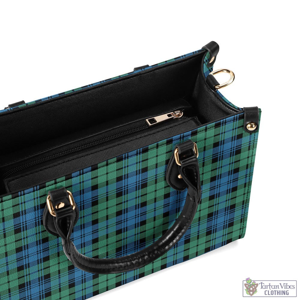 Tartan Vibes Clothing Campbell Ancient #01 Tartan Luxury Leather Handbags