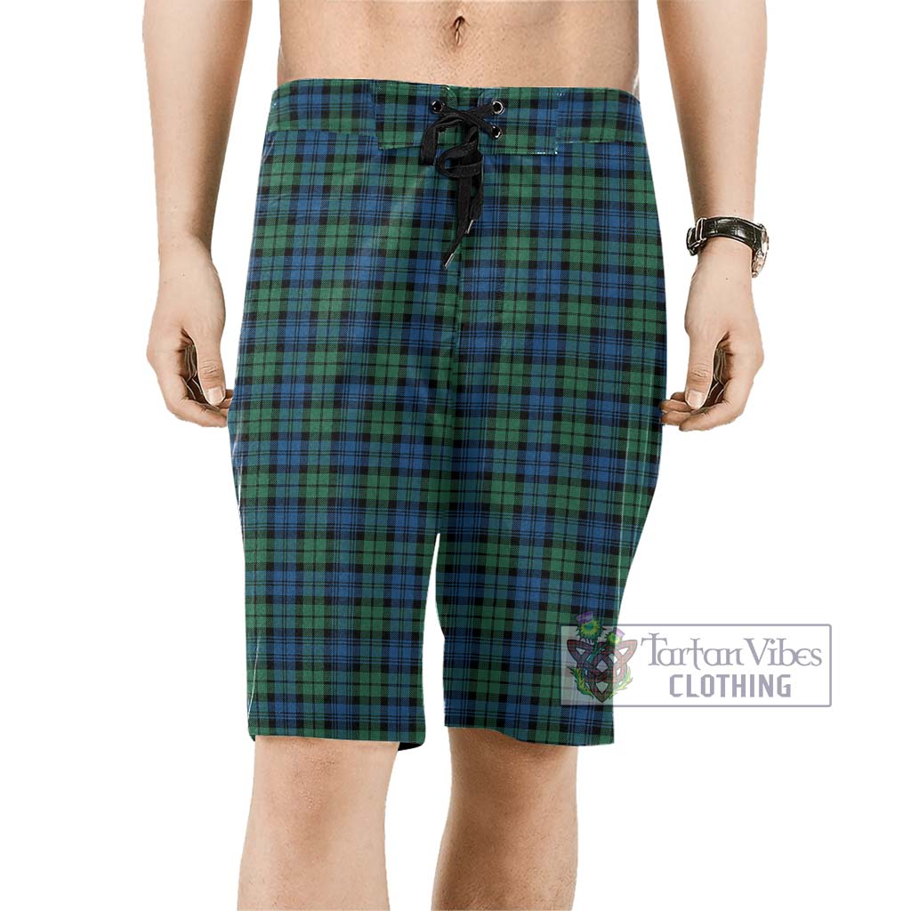 Tartan Vibes Clothing Campbell Ancient #02 Tartan Men's Board Shorts