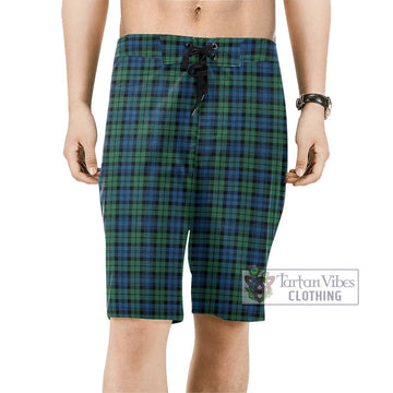 Campbell Ancient #02 Tartan Men's Board Shorts